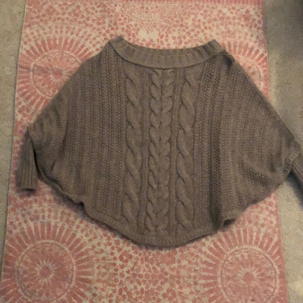Ann Taylor loft sweater cape